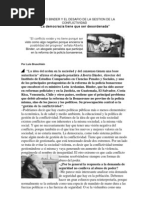 Alberto Binder y El Desafio de La Gestion de La Conflictividad