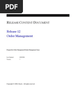 r12 Order MGMT RCD