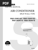 Toshiba Servicemanual RAS-13UKV-E3 Komprimert Versjon