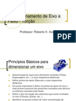 Dimensionamento de Eixo À Flexo - Torção