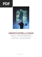 Ernesto Estrella Cózar: Voice - Performance Poetry - Education