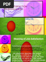 Job Satisfaction in Bangladesh