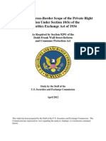 Study On The Cross-Border Scope of The Private Right of Action Under Section 10 (B) of The Securities Exchange Act