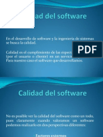 Factores de Calidad Del Software