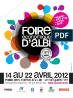 Programme Foire Albi 2012