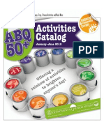 City of Albuquerque Department of Senior Affairs Activities Catalog Jan-Jun 2012