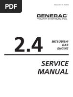 Service Manual: Mitsubishi GAS Engine