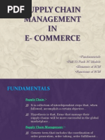 Supply Chain Management in E-Commerce