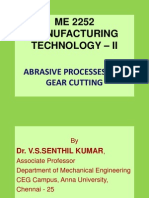 ME 2252 MANUFACTURING TECHNOLOGY - II-Unit-IV. (B)