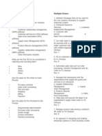 Group 1 Enumeration: Multiple Choice