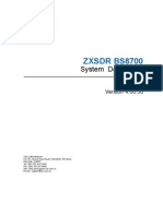 ZXSDR BS8700 (V4.00.30) System Description