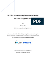 60 GHZ Beamforming Transmitter Design For Pulse Doppler Radar