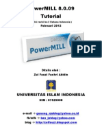 PowerMILL 8.0.09 Tuto Rev2 (Ind)