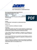 Ley de Adquisiciones y Contrataciones (LACAP)