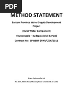 Method Statement