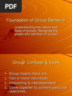 Foundation of Group Behavior