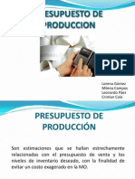 Presupuesto de Produccion