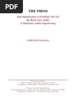 FM192 Manual