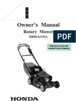 Honda Mower HRB216TDA Wallpaper Removal Sydney Call 0423688352