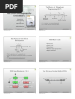 Test Driven Development For Embedded C: The Physics of Debug Later Programming (DLP)