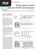 Testing Capacitor Banks Using The M4000 Test Instrument: Transmission and Distribution