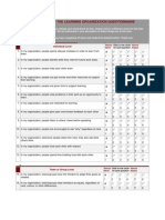 Dimensions of The Learning Organization Questionnaire