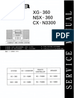 Aiwa CX-N3300 NSX-360 XG-360