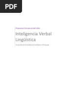 Propuesta Taller Inteligencia Verbal