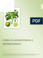 Corso Di Aromaterapia e Aromacosmesi