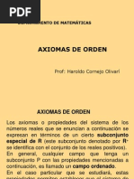 Axiomas de Orden