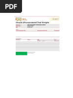 Oracle Iprocurement Test Scripts: Client Name Project Name Date