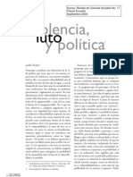 Judith Butler Violencia Luto y Politica