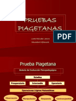 Clase 3 PRUEBAS PIAGETIANAS