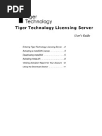 Tiger Technology Licensing Server Manual