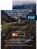 Dictamen Pericial Internacional, Componente Hídrico Del Estudio de Impacto Ambiental Del Proyecto Minero Conga