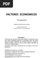 Factores Económicos