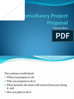 Consultancy Project Proposal