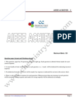 Aieee Achiever 1 Solutions