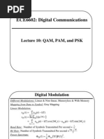 Lecture 10 - Qam Pam PSK