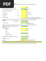 Spring Load Calculation