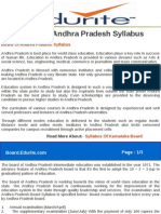 Board of Andhra Pradesh Syllabus