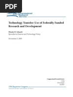 Technology Transfer: Use of Federally Funded Research and Development