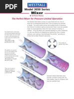 Westfall 3050 Low Headloss Mixer