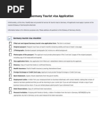 Germany Tourist Visa Application