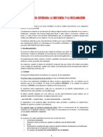 Textos de La Vida Cotidiana (Instancia, Reclamación)