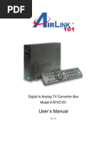 Air Link 101 Digital Converter Manual