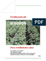 Fertilizacion Del Algodon