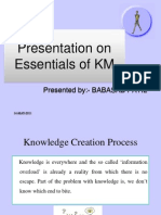 Knowledge Creation Process PPT at Bec Doms Bagalkot Mba