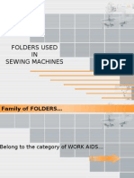 Folders Used IN Sewing Machines