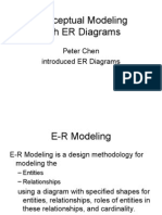 Conceptual Modeling With ER Diagrams